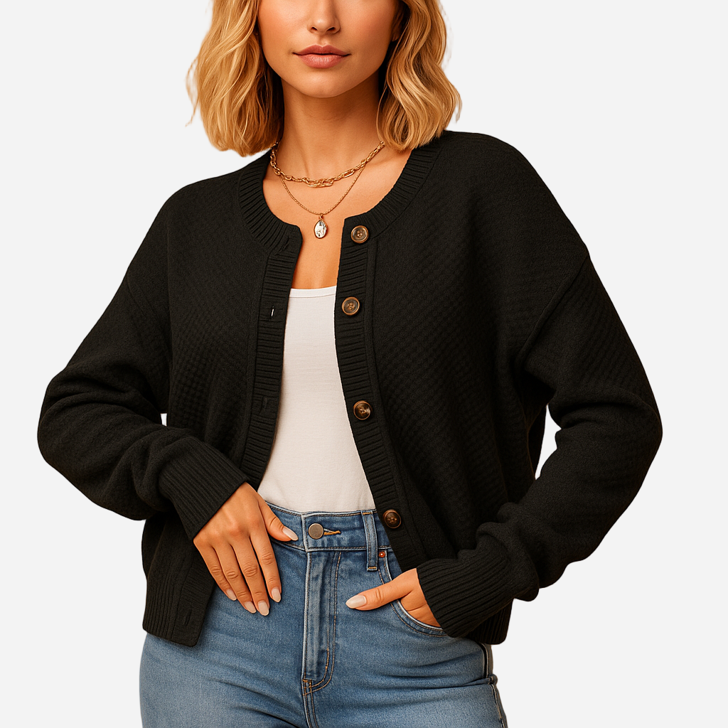 Strickjacke für Damen - Knöpfe & Klassisch für den Winter