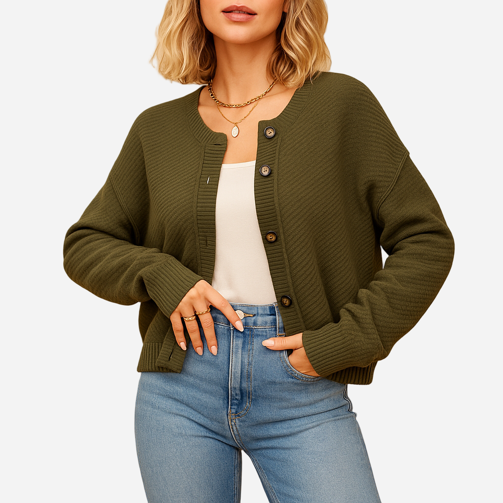 Strickjacke für Damen - Knöpfe & Klassisch für den Winter
