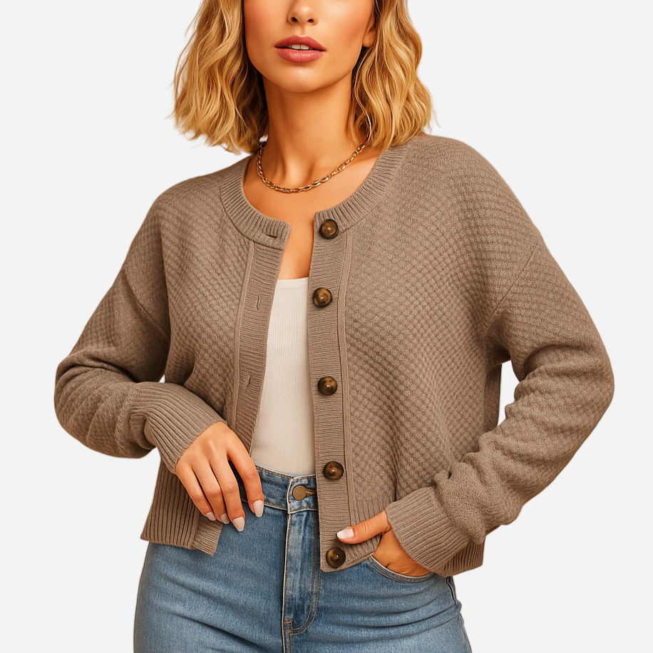 Strickjacke für Damen - Knöpfe & Klassisch für den Winter