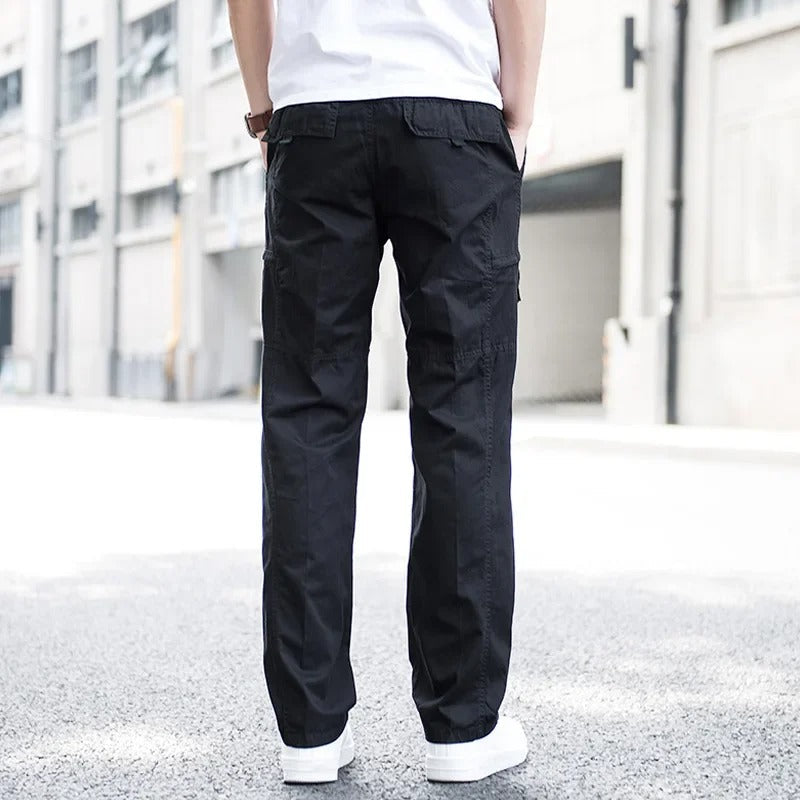 Alex Cargohose | Moderne Slim Fit Herren Hose mit Seitentaschen