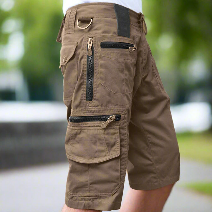 Raw Cargo Shorts - Kurze Hose mit Reißverschlüssen für Outdoor