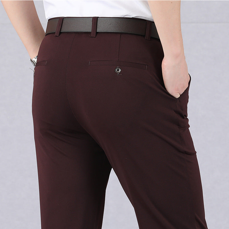 Jacob Casual Stretch Hosen |  Moderne lange gerade bequeme Hosen
