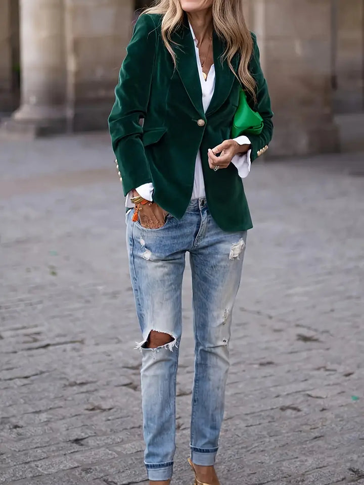 Olivia Sakko | Eleganter Damen-Blazer aus Samt