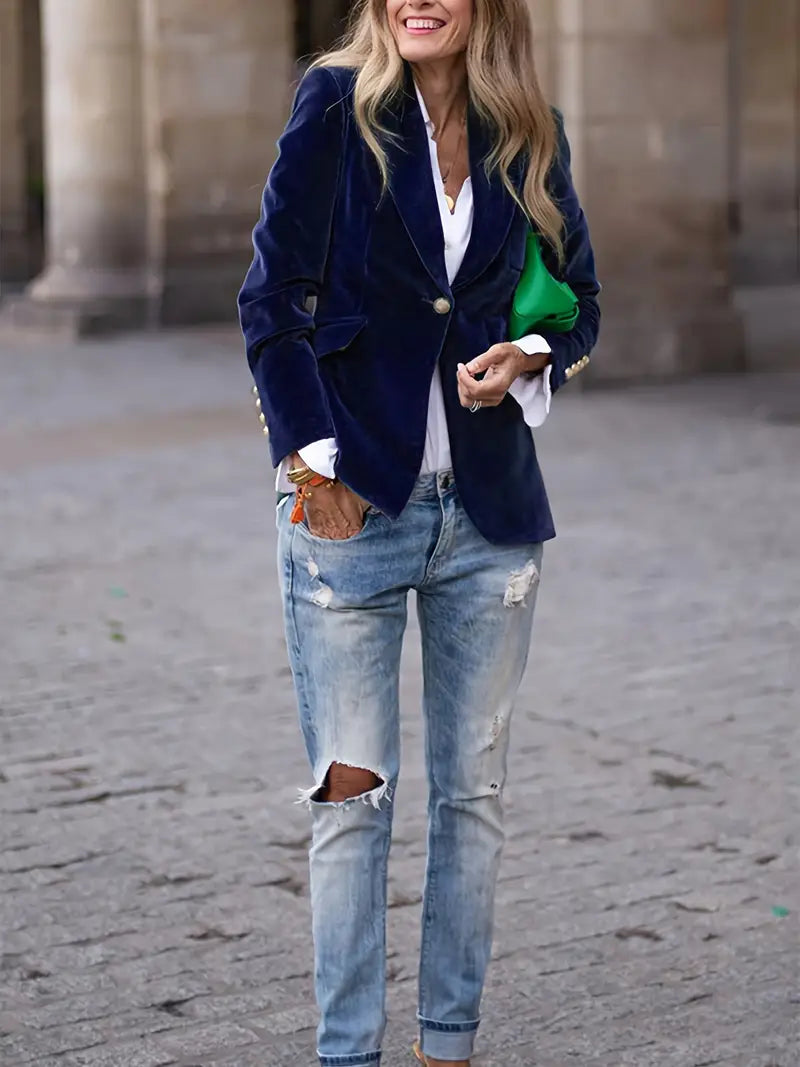 Olivia Sakko | Eleganter Damen-Blazer aus Samt