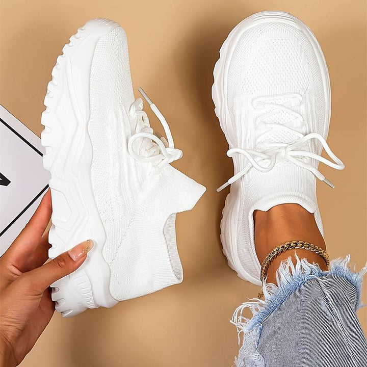 Sneaker - Bequeme Chunky Schuhe mit fußbett für Sommer