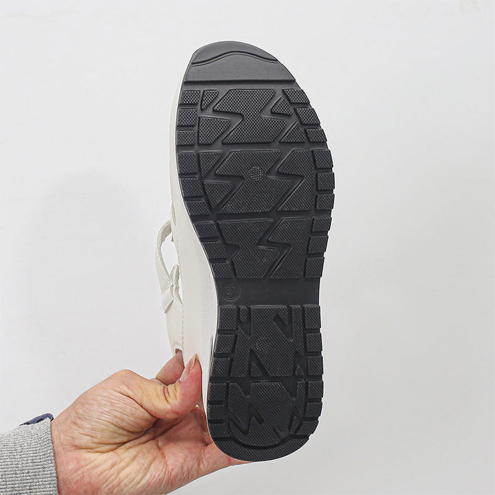 Sandaletten für Damen - Bequeme Platform Sandalen mit Klettverschluss