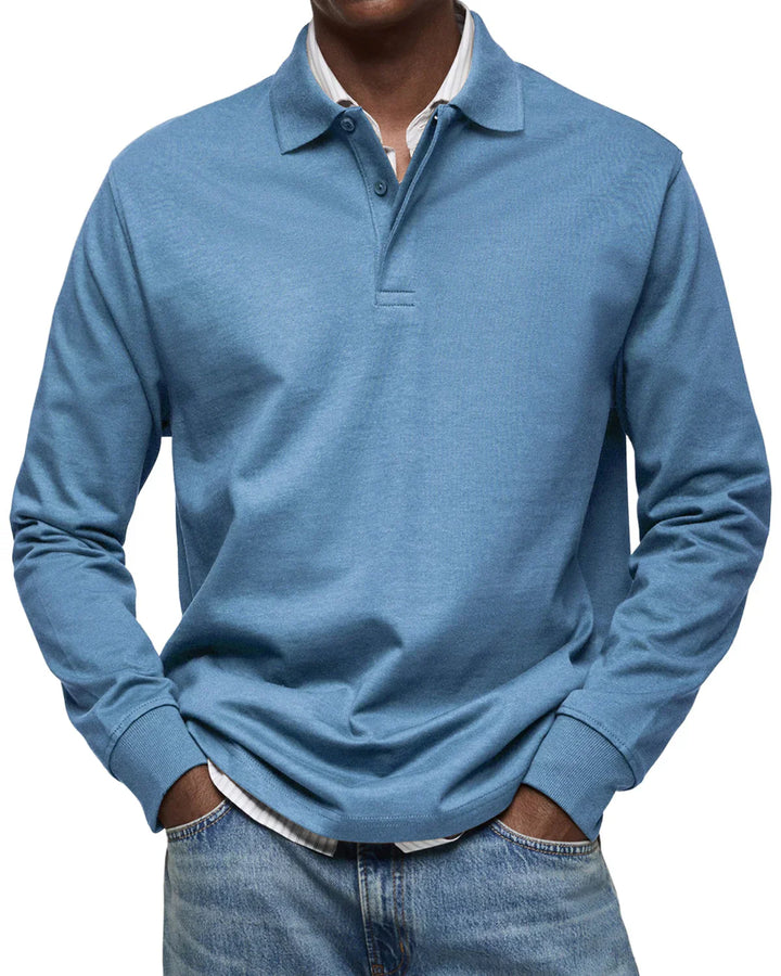 Gents Poloshirt | Klassische Herren Baumwolle Polo Mit Langarm