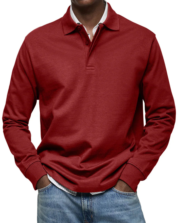 Gents Poloshirt | Klassische Herren Baumwolle Polo Mit Langarm