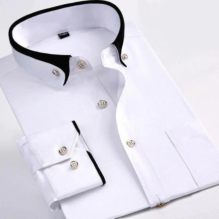 Gents Hemd | Klassisches Stretch Langarmhemd für Männer
