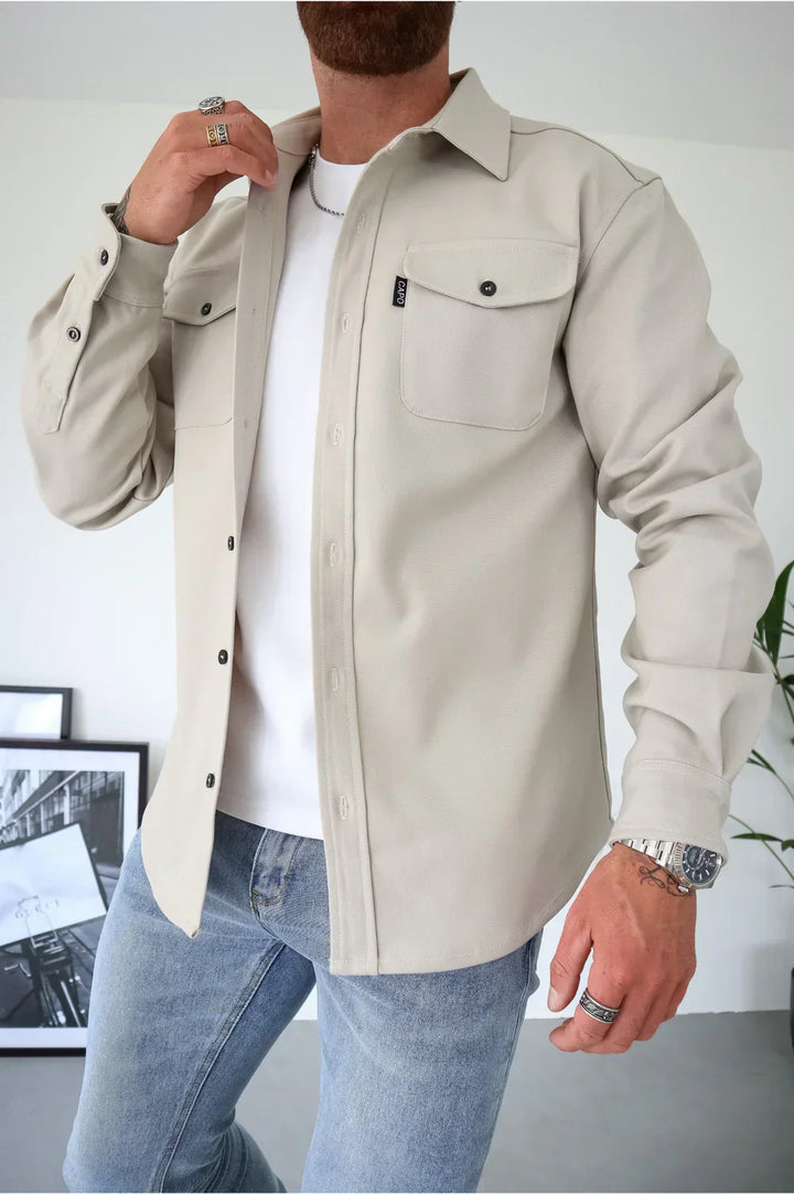 Gents hemdjacken | Klassisches Freitzeit Hemd Für Herren