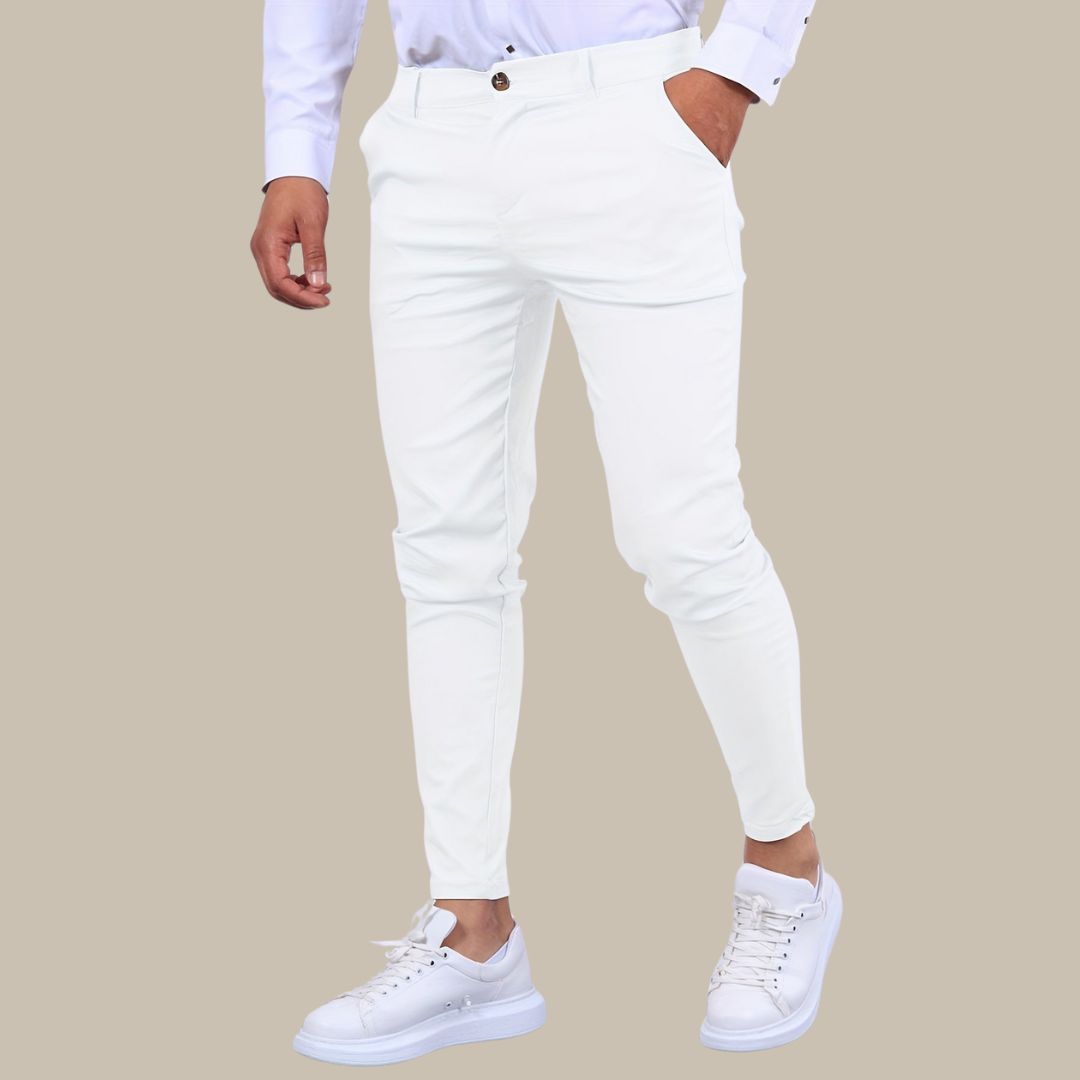 Rico Chino | Hochwertige Stretch-Skinny-Fit-Hose für Herren