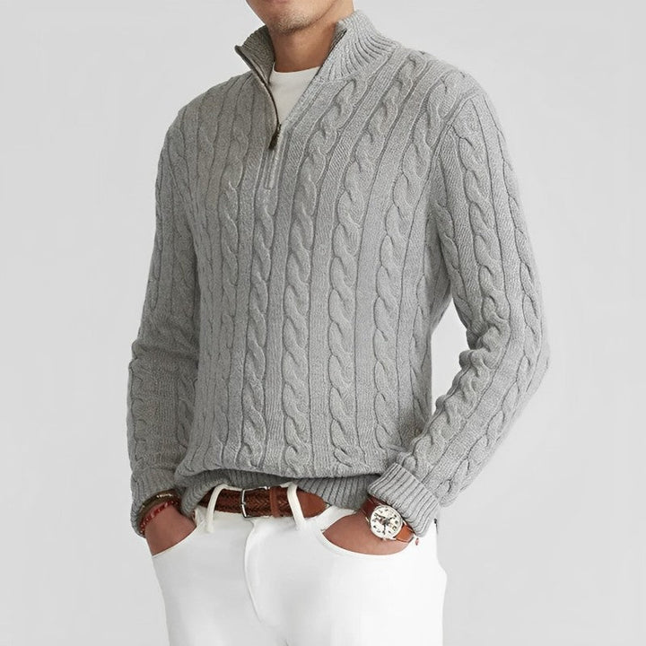 Gents Troyer | Stilvoller Zip Strickpullover
