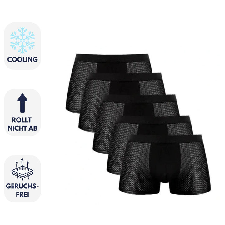 ActiveCool Boxershorts für Herren - Atmungsaktive Kühlende Unterhosen (5-Pack)