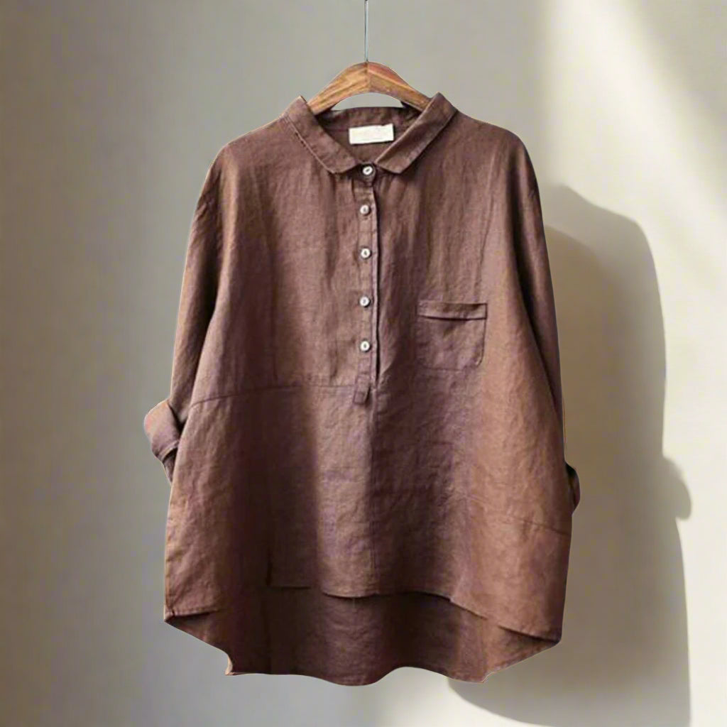 Tunika - Elegantes langes Blusenshirt für den Sommer