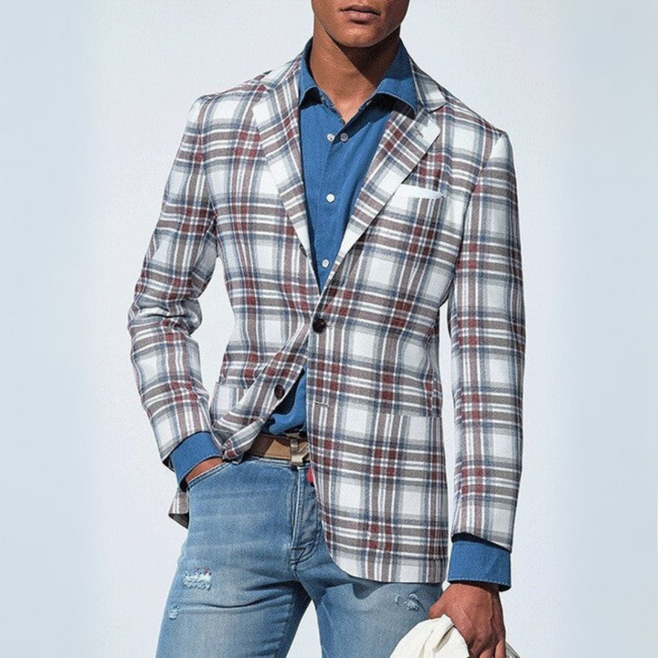 Sakko für Herren - Londoner Blazer mit Karomuster