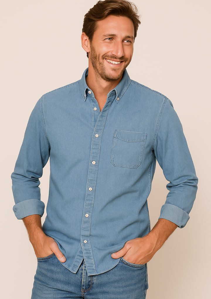 Gents Oxford-Hemd | Luftiges Button-Down Freizeithemd für Herren
