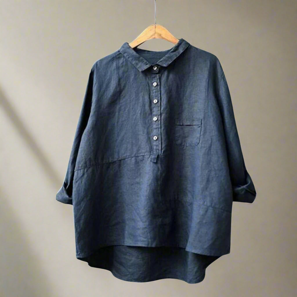 Tunika - Elegantes langes Blusenshirt für den Sommer