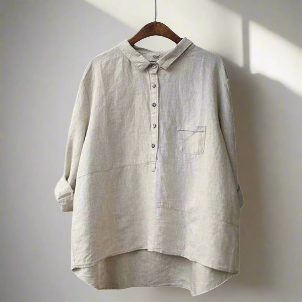 Tunika - Elegantes langes Blusenshirt für den Sommer