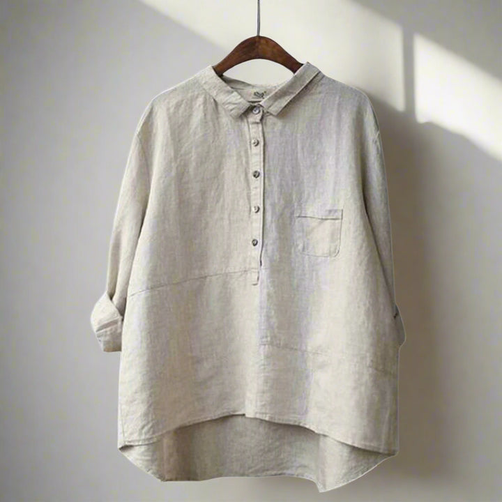 Tunika - Elegantes langes Blusenshirt für den Sommer