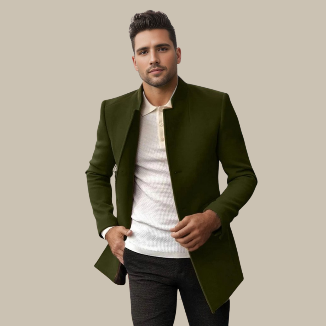 Ganti Stadtmantel | Stilvoller langer Trenchcoat für Herren