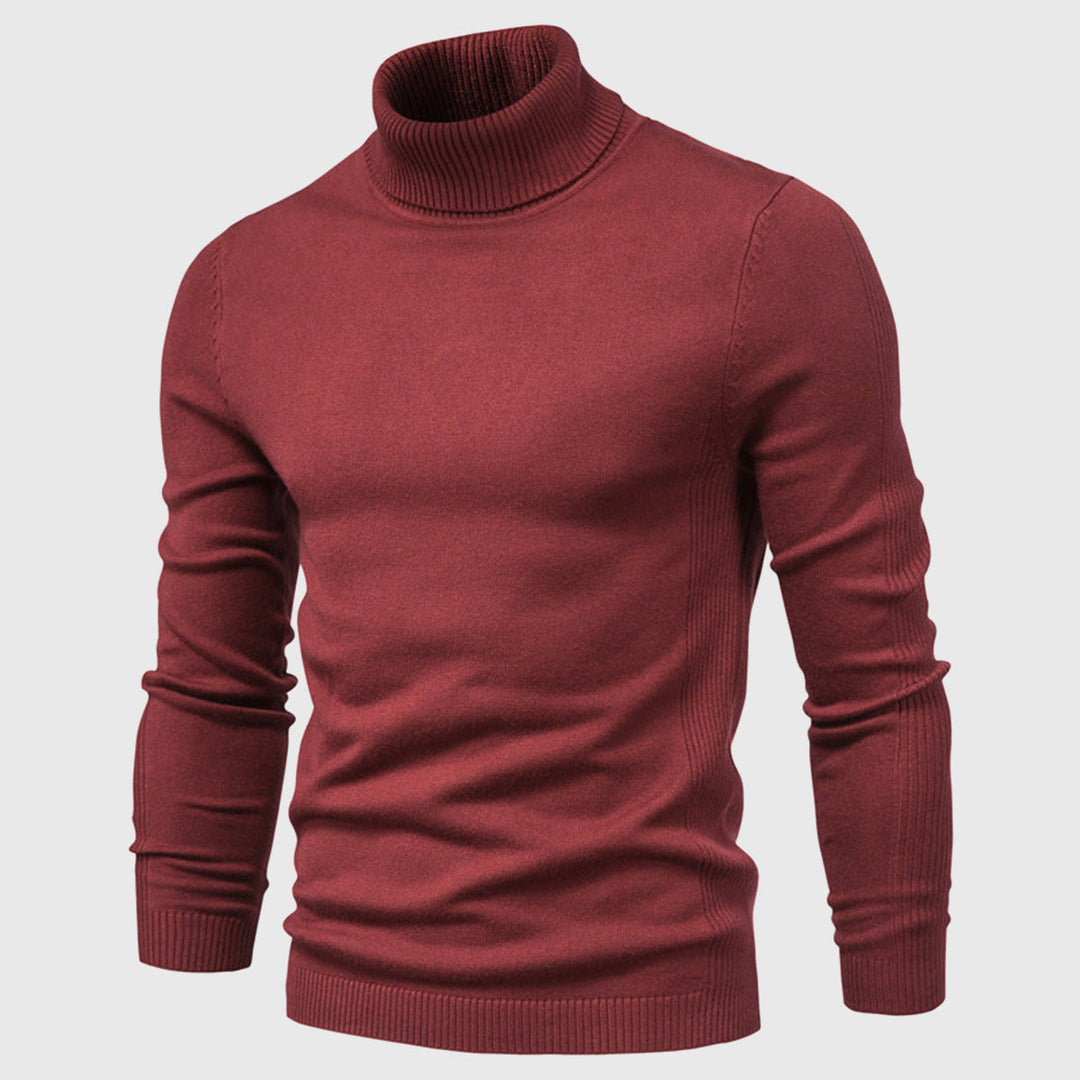 Herren Slim Fit Rollkragenpullover – Eleganter Winter Pullover für einen modernen Look
