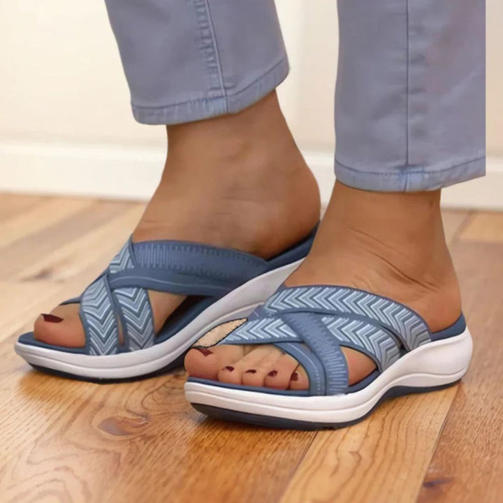 Hexla Sandaletten - Orthopädische Sandalen mit fußbett für Sommer