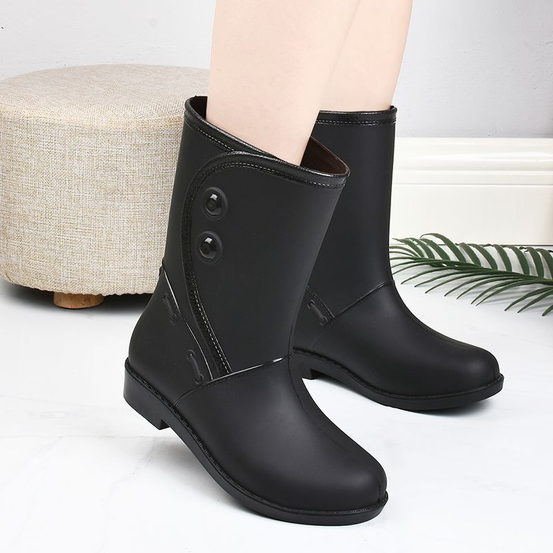 Regenstiefel für den Herbst - Stylische wasserdichte Gummistiefel mit Komfort für Damen