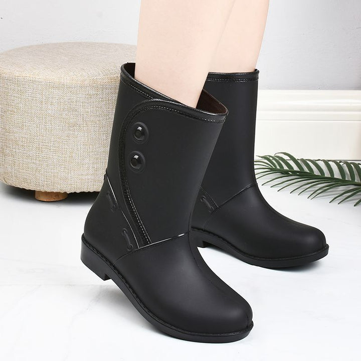 Regenstiefel für den Herbst - Stylische wasserdichte Gummistiefel mit Komfort für Damen