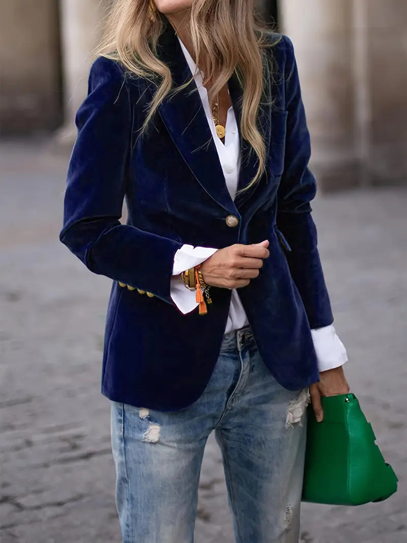 Olivia Sakko | Eleganter Damen-Blazer aus Samt