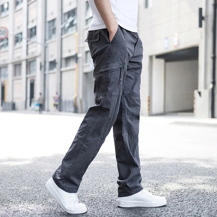 Alex Cargohose | Moderne Slim Fit Herren Hose mit Seitentaschen