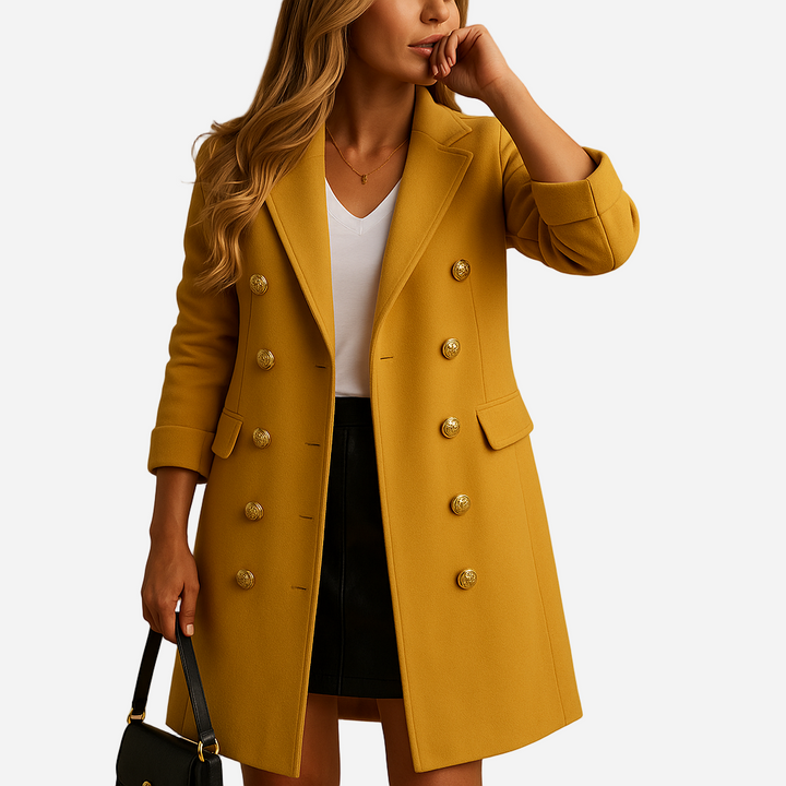 Trenchcoat für Damen - Lang & Gürtel für den Herbst/Winter