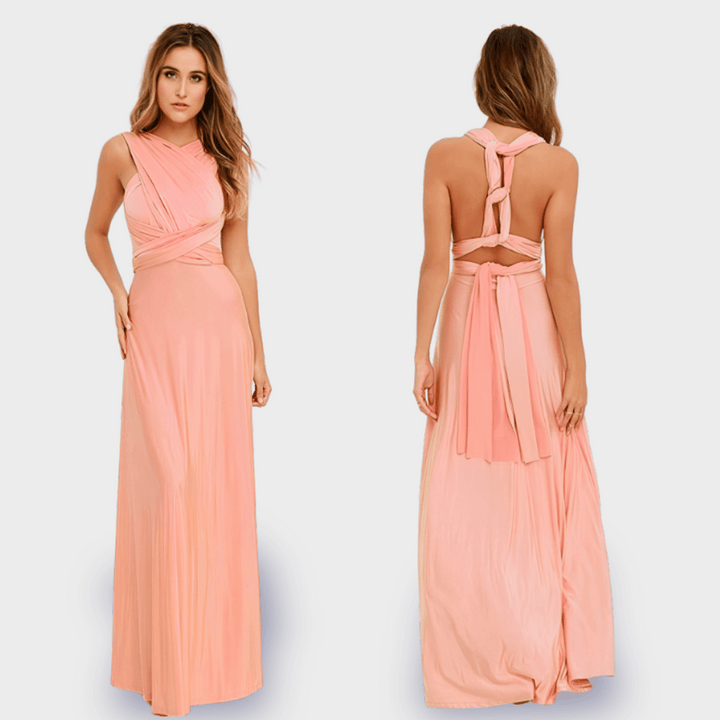 Luna Maxikleid | Hochzeitsgast Kleid aus Premiumstoff für elegante Auftritte