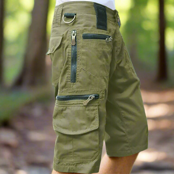 Raw Cargo Shorts - Kurze Hose mit Reißverschlüssen für Outdoor