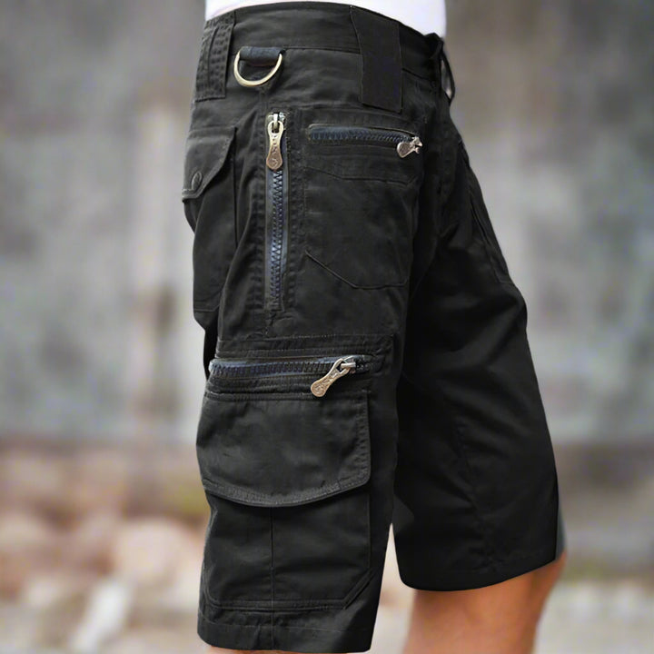 Raw Cargo Shorts - Kurze Hose mit Reißverschlüssen für Outdoor