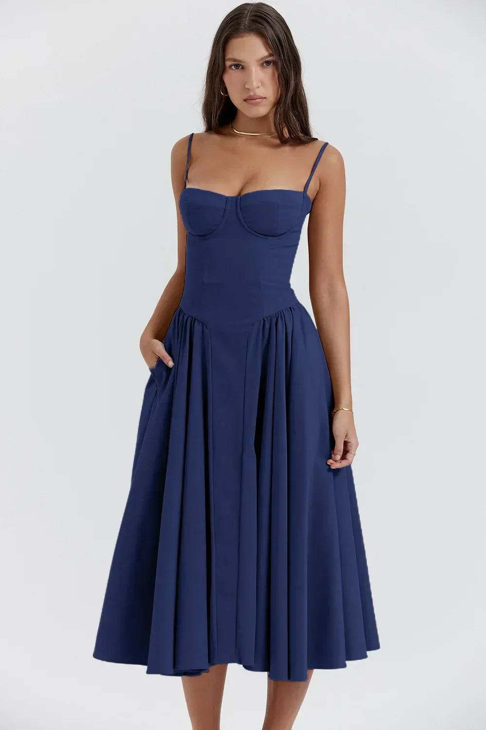 Abendkleid für Damen - Elegantes Corsagenkleid für Hochzeiten und Partys