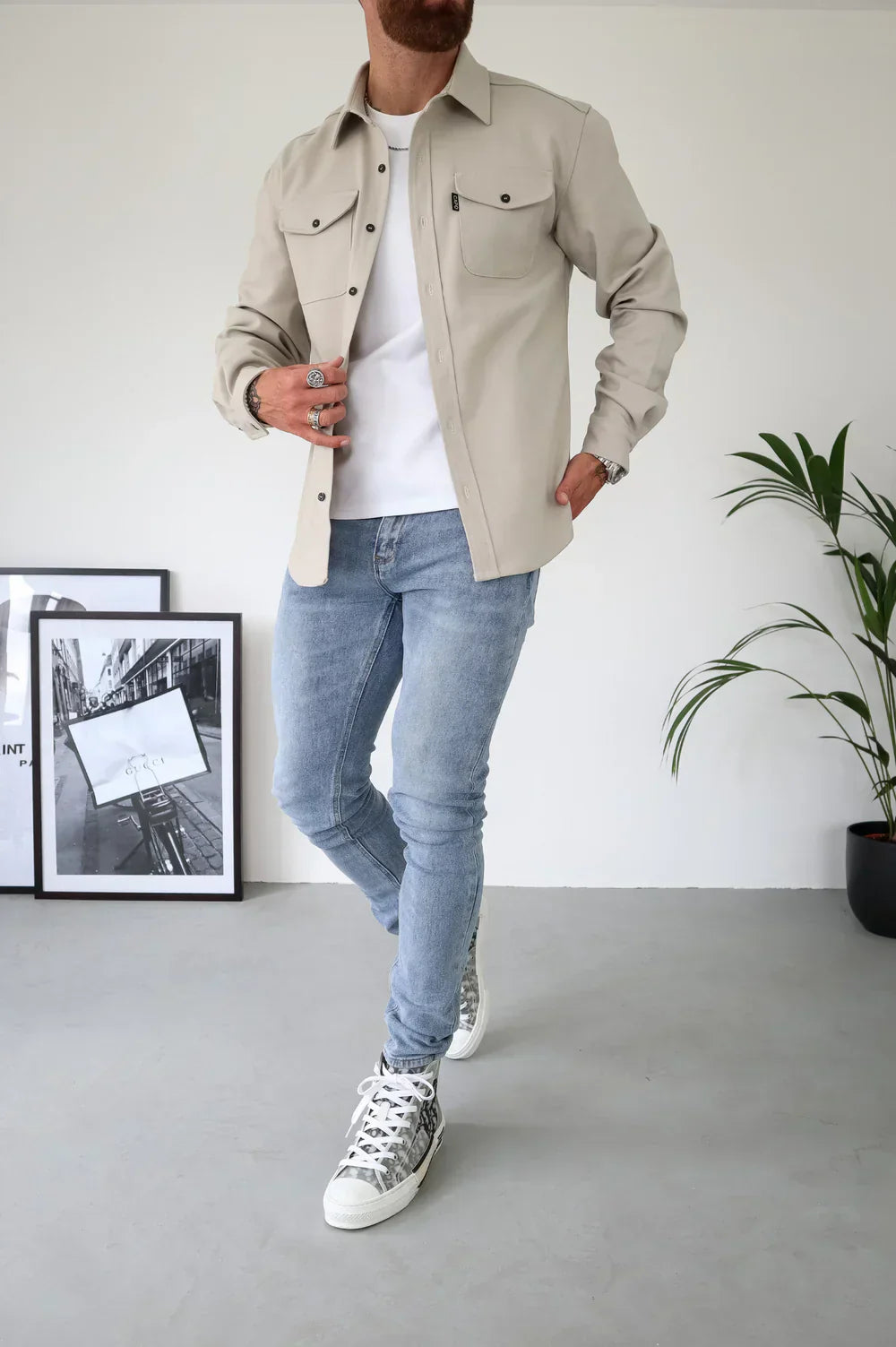Gents hemdjacken | Klassisches Freitzeit Hemd Für Herren
