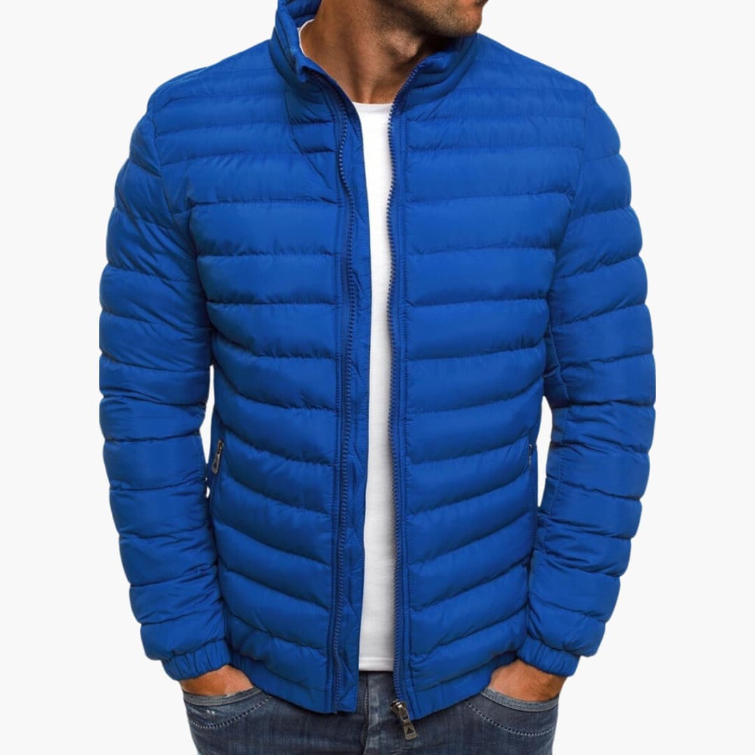 Steppjacke für Herren - Stylische wasserdichte Jacke mit Kragen