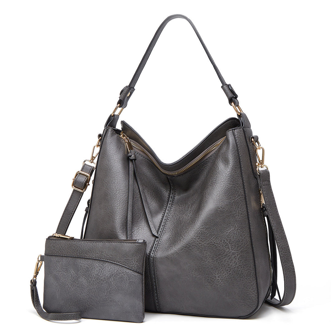 Weller Ledertasche | Elegante Ledertasche mit großem Fassungsvermögen und Seitentaschen