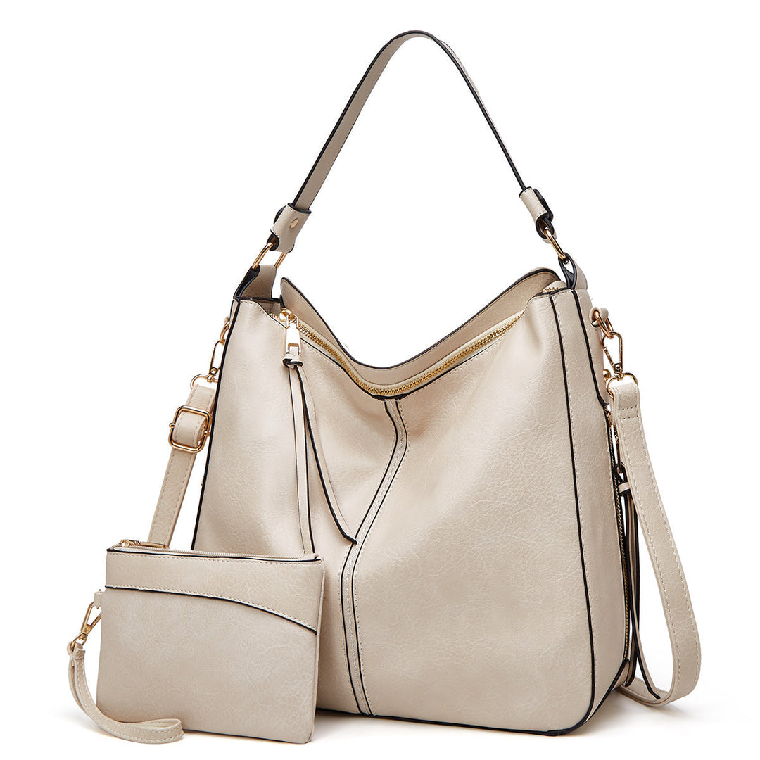 Weller Ledertasche | Elegante Ledertasche mit großem Fassungsvermögen und Seitentaschen