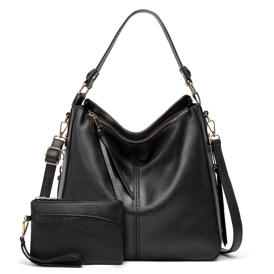 Weller Ledertasche | Elegante Ledertasche mit großem Fassungsvermögen und Seitentaschen