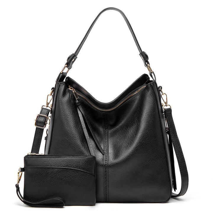 Weller Ledertasche | Elegante Ledertasche mit großem Fassungsvermögen und Seitentaschen