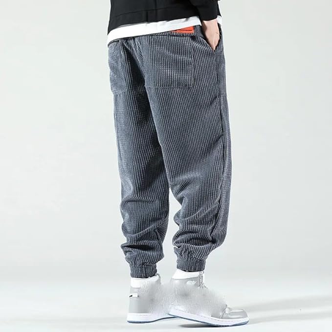 Gents Cordhosen | Bequeme Baggy Stretch hosen Für Herren