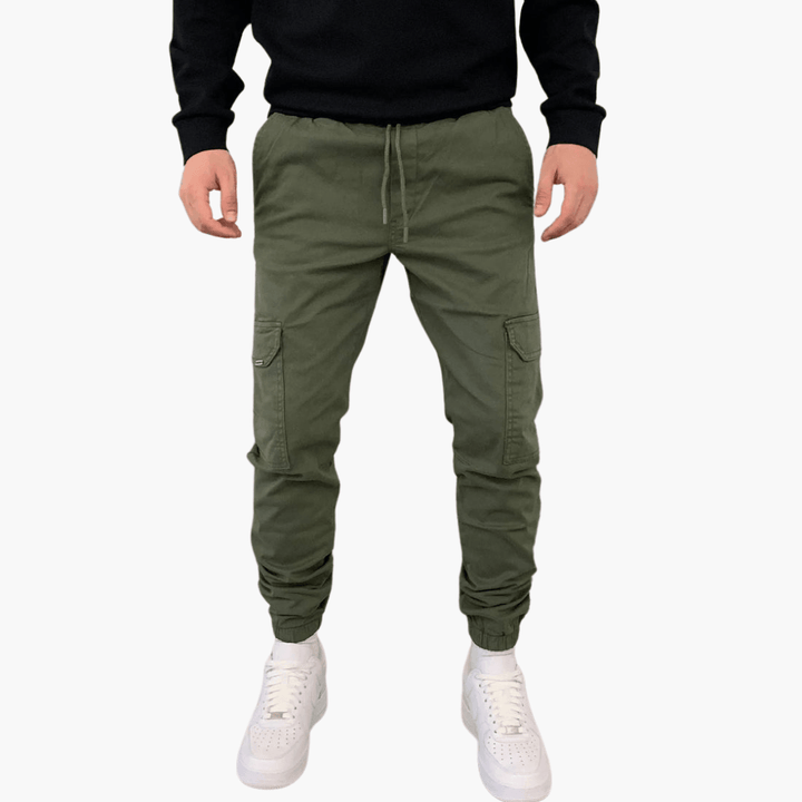 Cargohosen für Herren - Stylische Baumwollhose mit Tasche