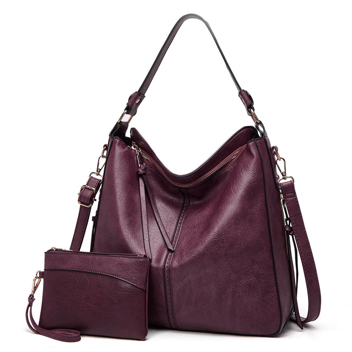 Weller Ledertasche | Elegante Ledertasche mit großem Fassungsvermögen und Seitentaschen