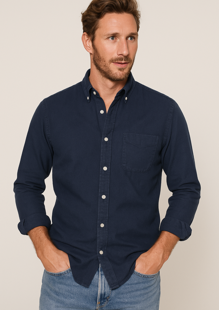 Gents Oxford-Hemd | Luftiges Button-Down Freizeithemd für Herren