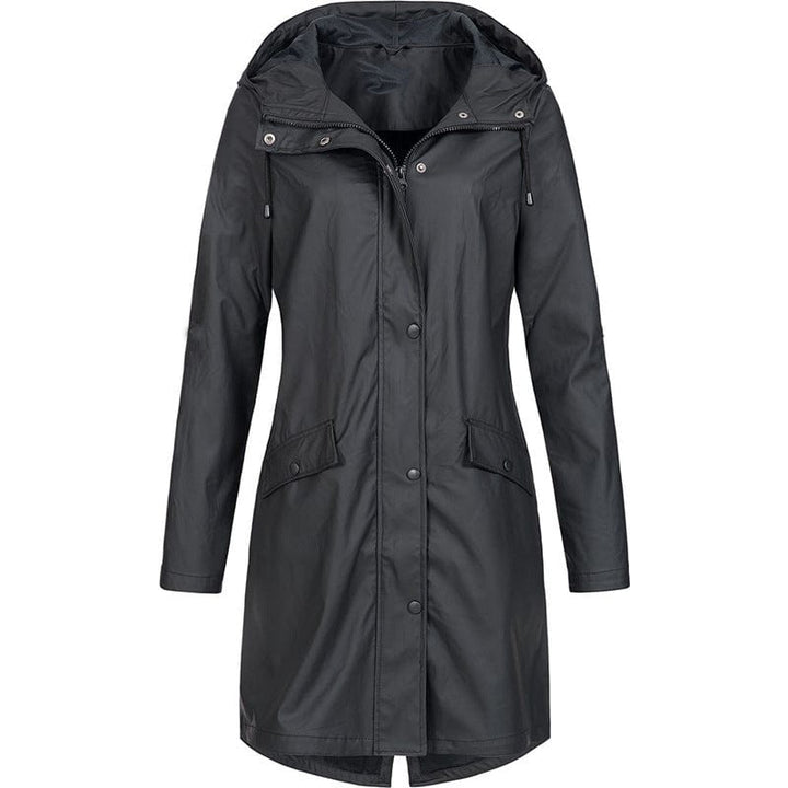 Regenjacke für den Herbst -  Wasserfeste Windbreaker mit Kapuze für Damen