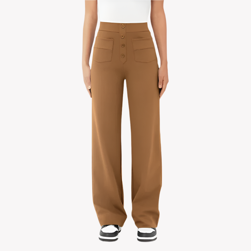 ComfyFit Hose - Bequeme Stretch Stoffhose mit Bauch-weg Effekt