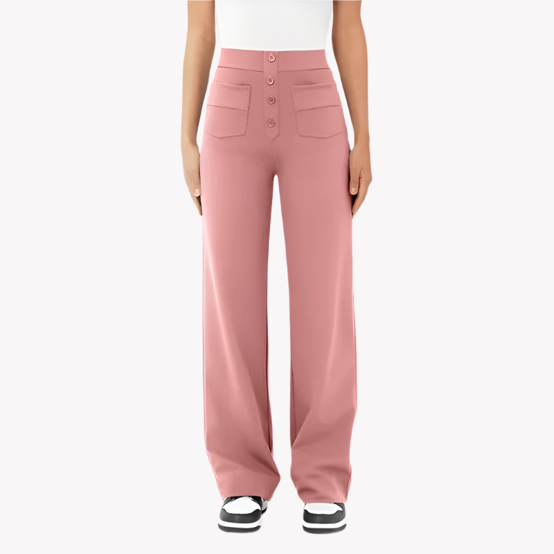 ComfyFit Hose - Bequeme Stretch Stoffhose mit Bauch-weg Effekt