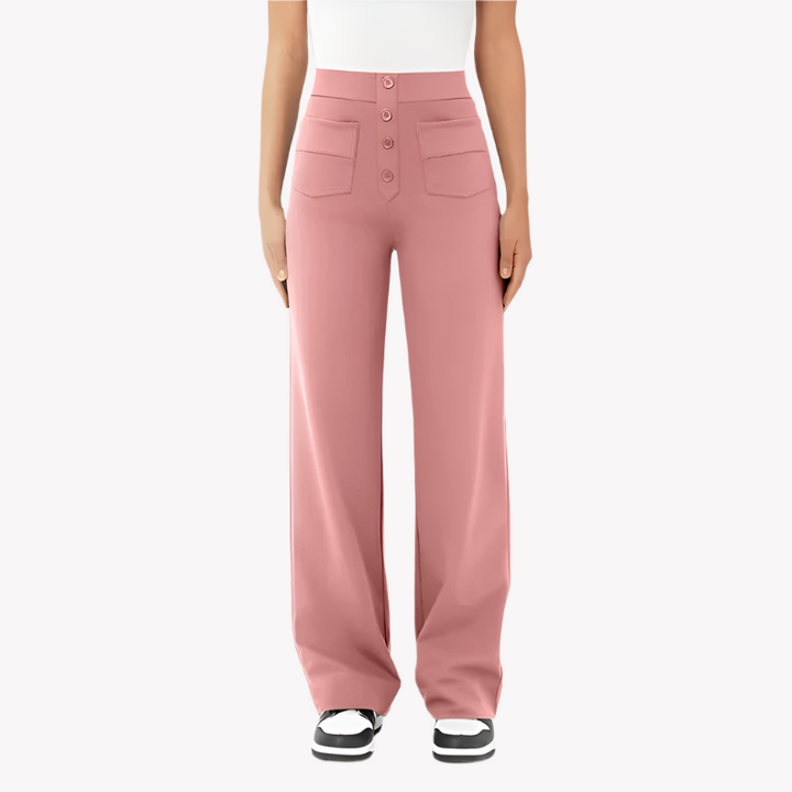 ComfyFit Hose - Bequeme Stretch Stoffhose mit Bauch-weg Effekt