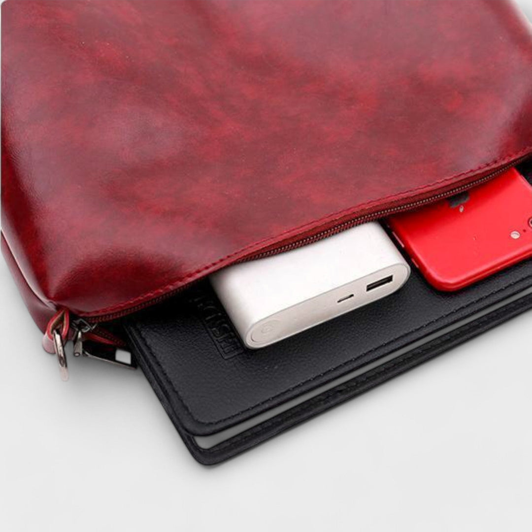 Silvia 3-in-1 Damen-Taschense | Bio-Leder Taschenset – Handtasche, Umhängetasche und Portemonnaie